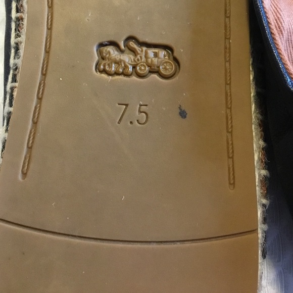Coach leather espadrilles! - Picture 7 of 8